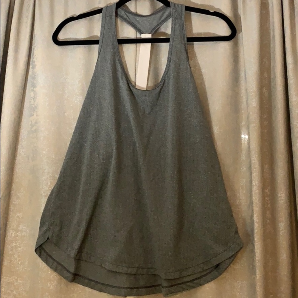 Grey workout tank